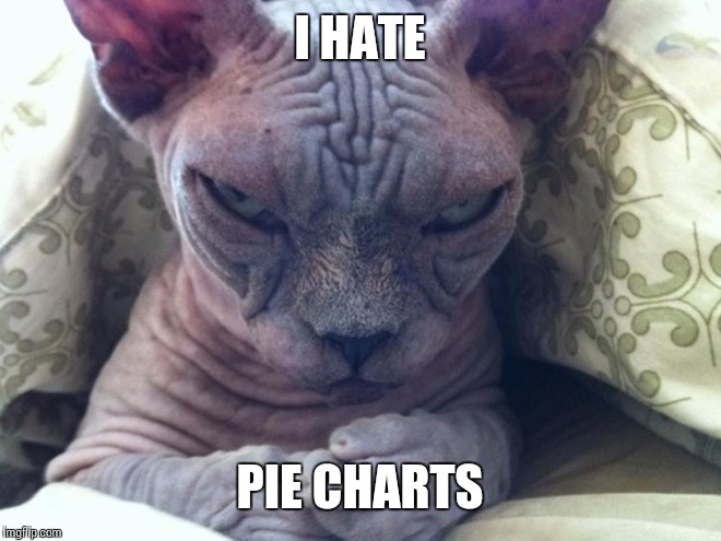 I HATE PIE CHARTS | made w/ Imgflip meme maker