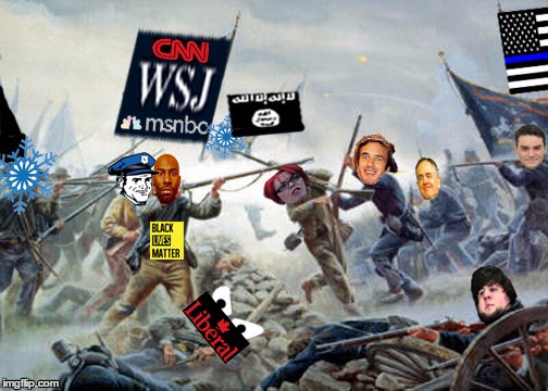 The Great Internet Civil War.  | image tagged in war,civil war 2,liberal media,hory shet pewdiepie,jontron | made w/ Imgflip meme maker