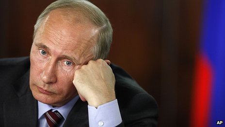 High Quality Sad Putin  Blank Meme Template