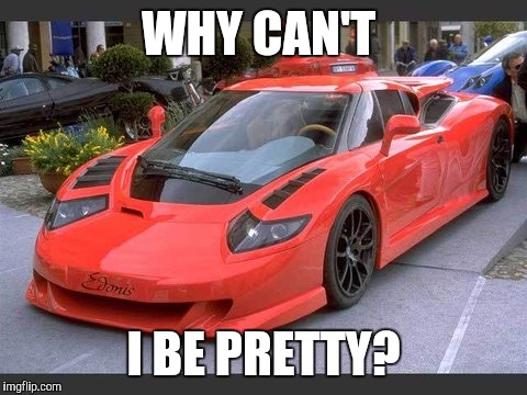 WHY CAN'T; I BE PRETTY? | image tagged in edonis 7 | made w/ Imgflip meme maker