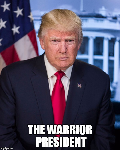 What Other Hero Stands Up for Truth, Justice & the American Way? | THE WARRIOR PRESIDENT | image tagged in vince vance,donald trump,donald j trump,president trump | made w/ Imgflip meme maker