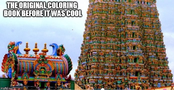 THE ORIGINAL COLORING BOOK BEFORE IT WAS COOL | image tagged in 2017,funny | made w/ Imgflip meme maker