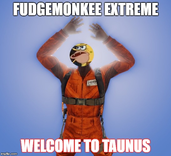 Arma 3 Meme | FUDGEMONKEE EXTREME; WELCOME TO TAUNUS | image tagged in arma 3 meme | made w/ Imgflip meme maker