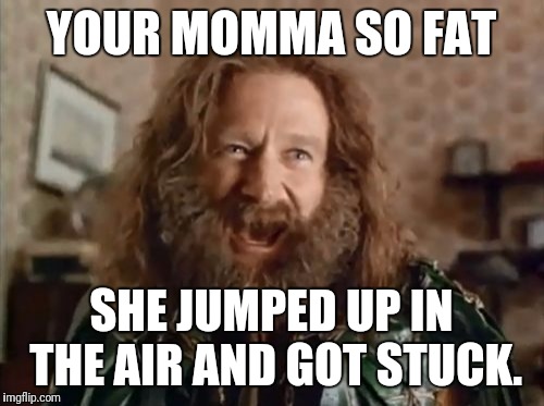 What Year Is It Meme | YOUR MOMMA SO FAT; SHE JUMPED UP IN THE AIR AND GOT STUCK. | image tagged in memes,what year is it | made w/ Imgflip meme maker
