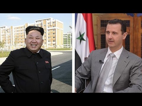 High Quality Kim Jong Un & Bashir al-Assad Blank Meme Template