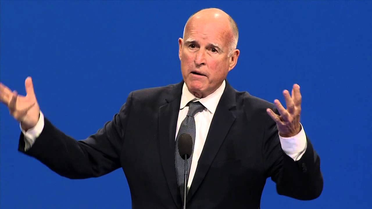 High Quality Jerry Brown Blank Meme Template