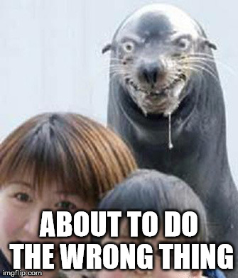 Soon | ABOUT TO DO THE WRONG THING | image tagged in doing the right thing,sushi | made w/ Imgflip meme maker