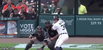 Caution... McCannon Blast Zone | image tagged in gifs,tigers,detroit vs everybody,mlb | made w/ Imgflip video-to-gif maker