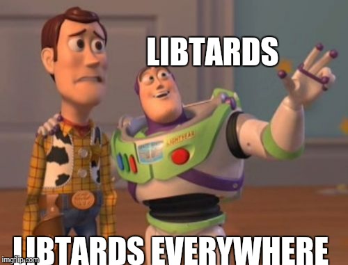 X, X Everywhere Meme | LIBTARDS LIBTARDS EVERYWHERE | image tagged in memes,x x everywhere | made w/ Imgflip meme maker