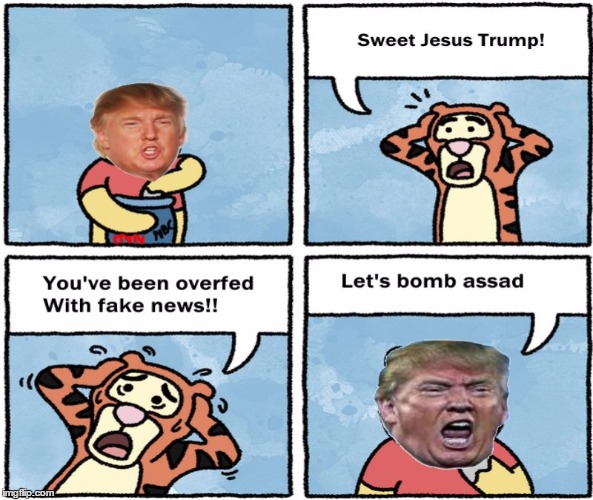image tagged in trump fake fed,donald trump,sweet jesus pooh | made w/ Imgflip meme maker