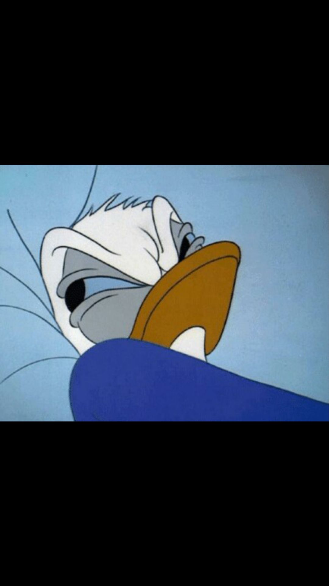Donald Duck pissed Blank Meme Template