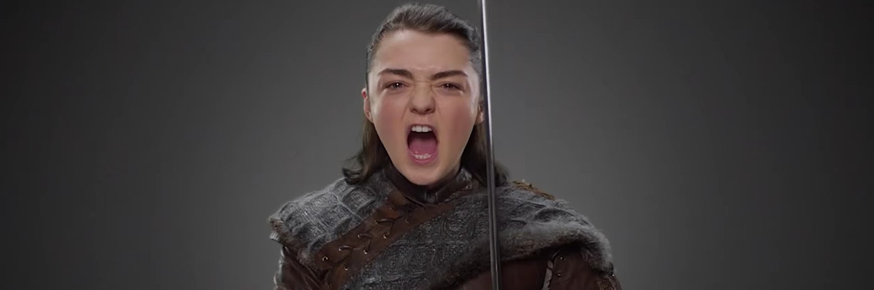 Arya Stark Blank Meme Template