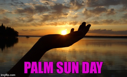 PALM SUN DAY | image tagged in memes,christian,easter | made w/ Imgflip meme maker