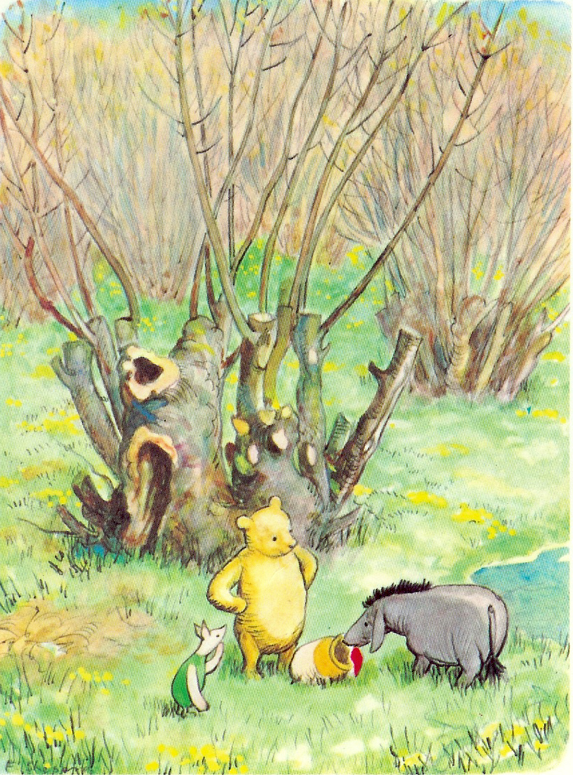 Piglet, Pooh, Eeyore Blank Meme Template