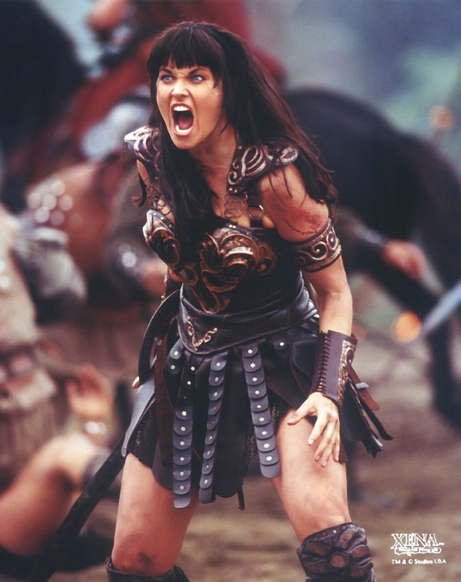 Xena is pissed Blank Meme Template