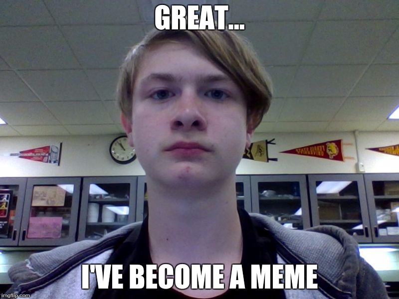 Andrew Geren Meme | GREAT... I'VE BECOME A MEME | image tagged in andrew geren meme | made w/ Imgflip meme maker