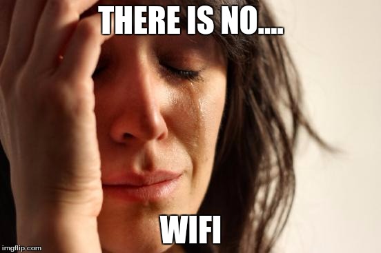 First World Problems | THERE IS NO.... WIFI | image tagged in memes,first world problems | made w/ Imgflip meme maker