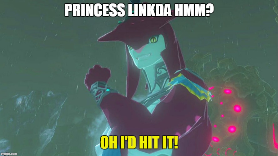 PRINCESS LINKDA HMM? OH I'D HIT IT! | image tagged in prince sidon | made w/ Imgflip meme maker
