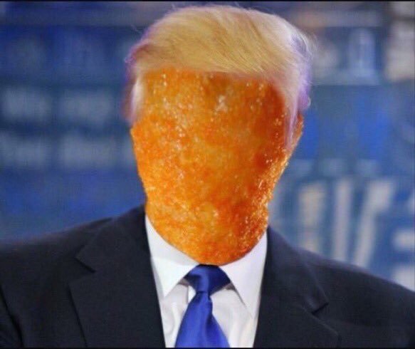 High Quality Cheeto in Chief Blank Meme Template