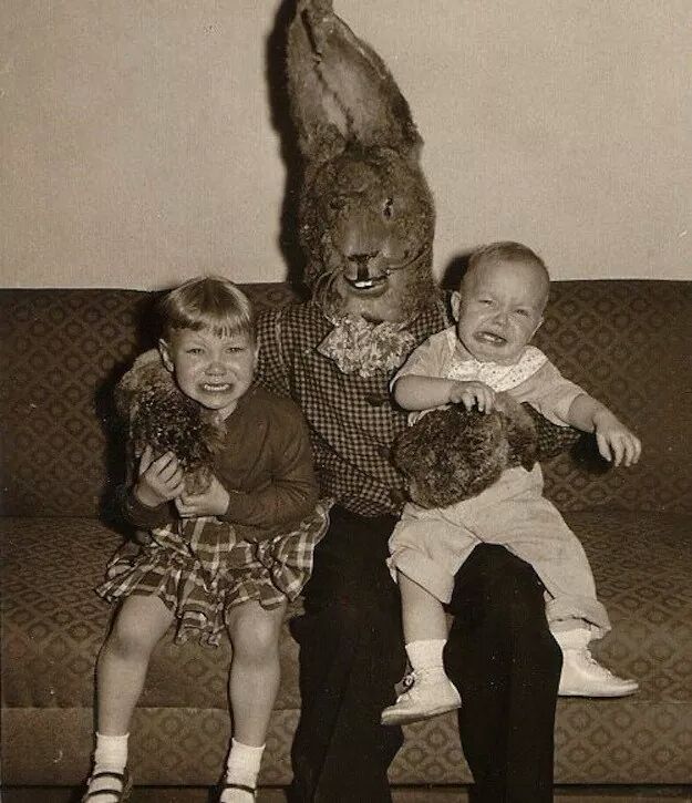 Easter Bunny circa 1931 Blank Meme Template