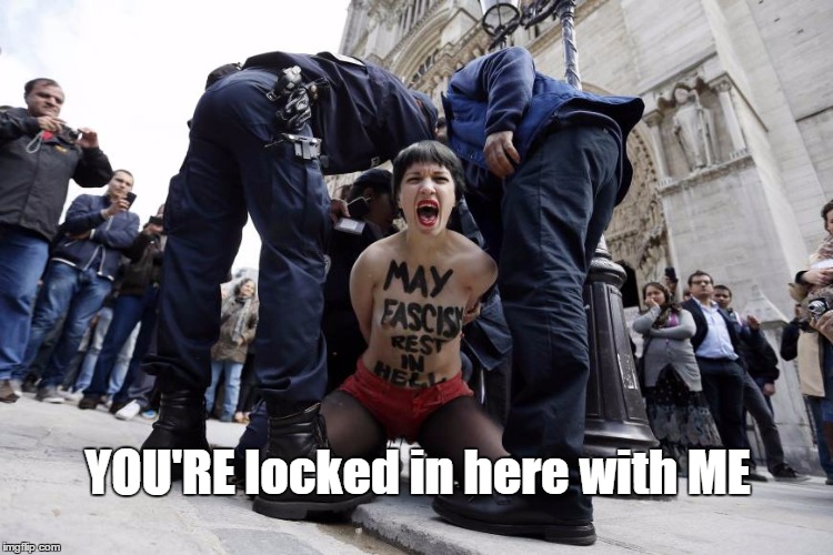 YOU'RE locked in here with ME | made w/ Imgflip meme maker