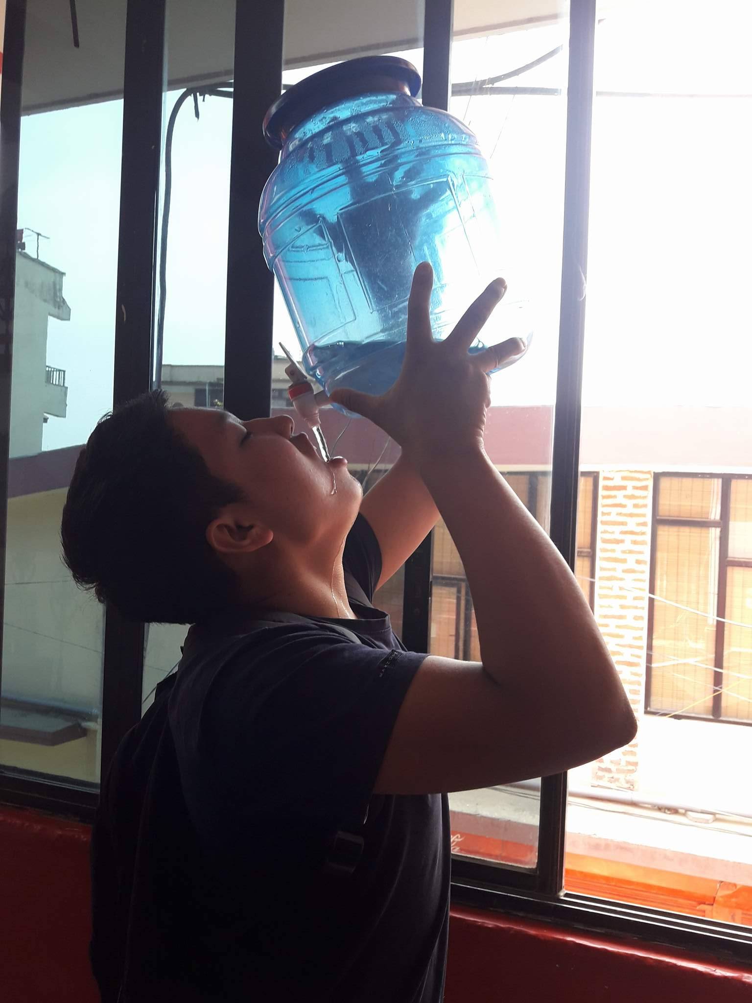 Water Man Blank Meme Template
