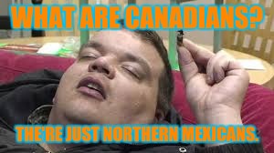 WHAT ARE CANADIANS? THE'RE JUST NORTHERN MEXICANS. | image tagged in too damn high | made w/ Imgflip meme maker