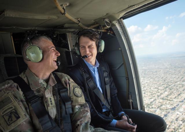 Jared kushner iraq helicopter  Blank Meme Template