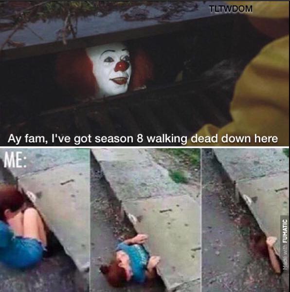 pennywise  Blank Meme Template