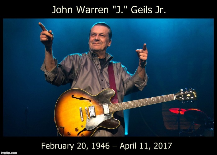 Death takes another rocker. R.I.P. J. Geils | image tagged in j geils,rest in peace | made w/ Imgflip meme maker