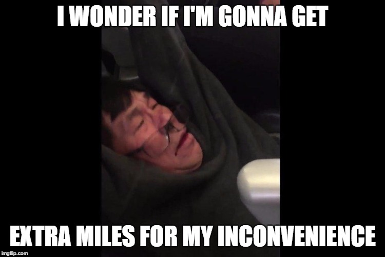 I WONDER IF I'M GONNA GET EXTRA MILES FOR MY INCONVENIENCE | made w/ Imgflip meme maker