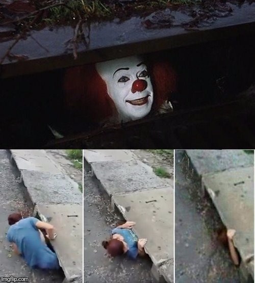 High Quality Pennywise Blank Meme Template