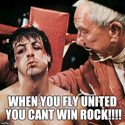 Rocky aamun tarpeessa | WHEN YOU FLY UNITED YOU CANT WIN ROCK!!!! | image tagged in rocky aamun tarpeessa | made w/ Imgflip meme maker