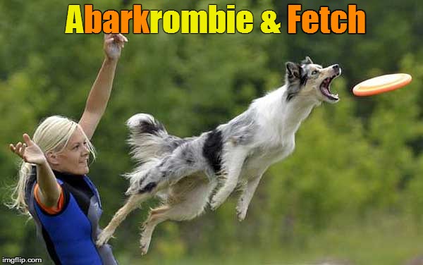 K9 Fashion Catalogs -  Dog Week (A tiger.leo Event) | Fetch; bark; Abarkrombie & Fetch | image tagged in memes,dog week,abercrombie  fitch | made w/ Imgflip meme maker