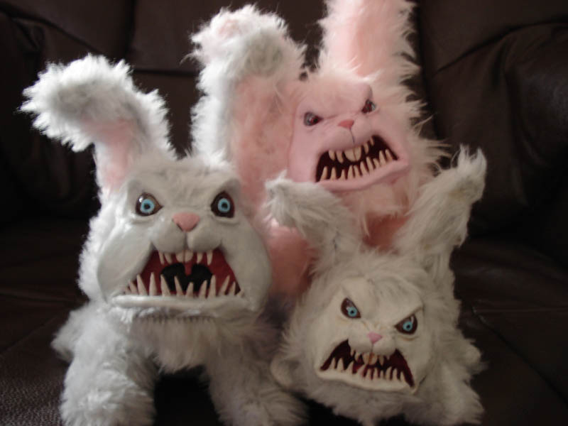 Horror bunnies Blank Meme Template