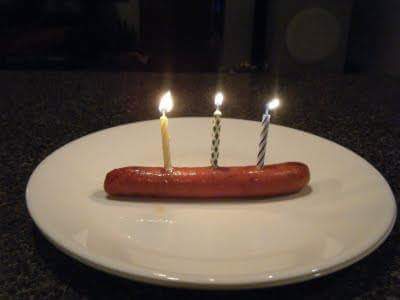 Hot dog birthday Blank Meme Template
