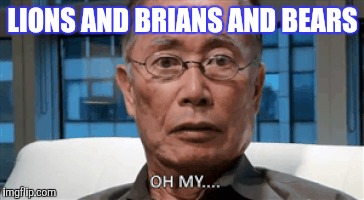LIONS AND BRIANS AND BEARS | made w/ Imgflip meme maker