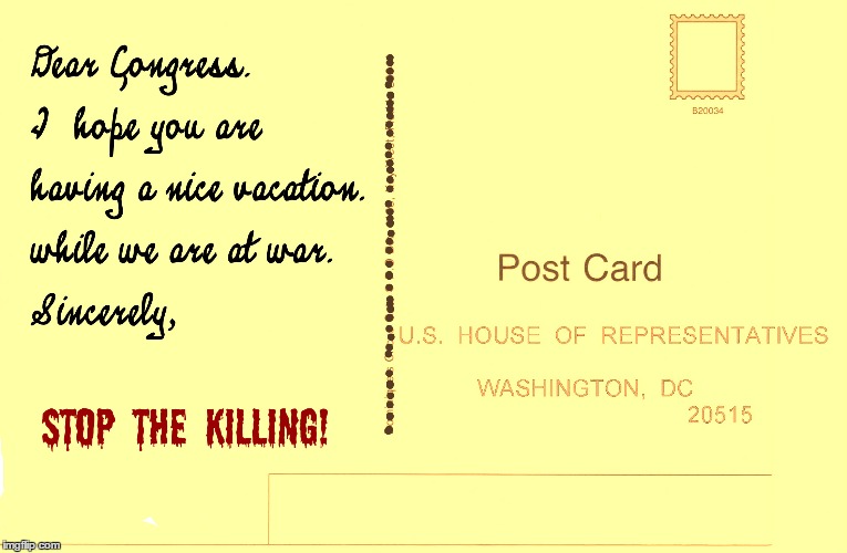 image tagged in post card to congress | made w/ Imgflip meme maker