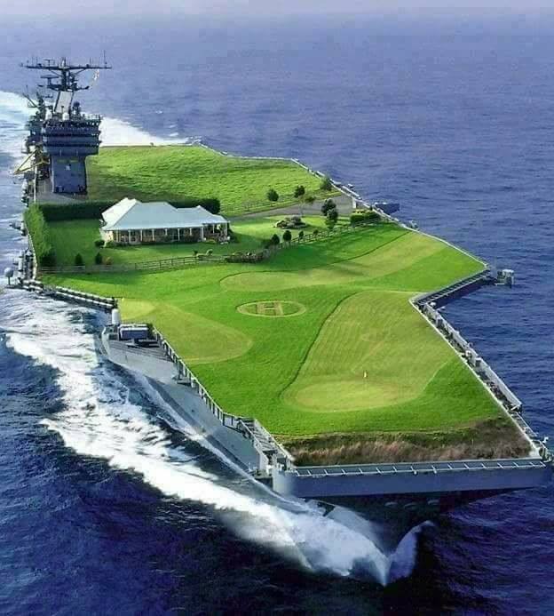 High Quality USS Trump Blank Meme Template