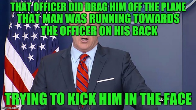 THAT OFFICER DID DRAG HIM OFF THE PLANE TRYING TO KICK HIM IN THE FACE THAT MAN WAS RUNNING TOWARDS THE OFFICER ON HIS BACK | made w/ Imgflip meme maker
