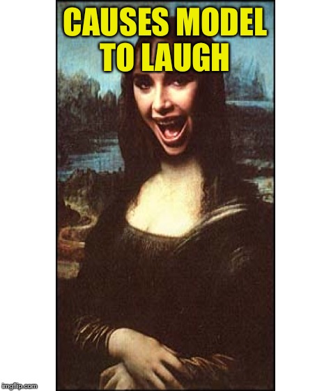 CAUSES MODEL TO LAUGH | made w/ Imgflip meme maker