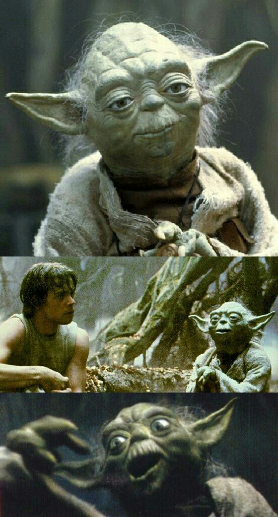 High Quality Tell a funny Yoda did  Blank Meme Template