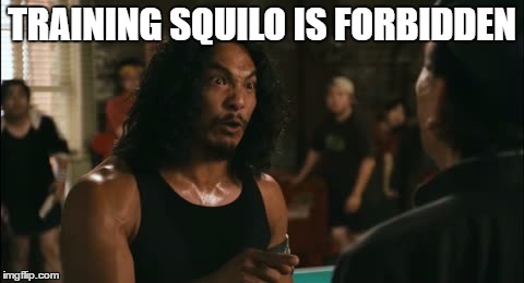 wilo | TRAINING SQUILO IS FORBIDDEN | image tagged in wilo | made w/ Imgflip meme maker