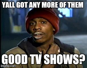 YALL GOT ANY MORE OF THEM GOOD TV SHOWS? | image tagged in memes,yall got any more of | made w/ Imgflip meme maker