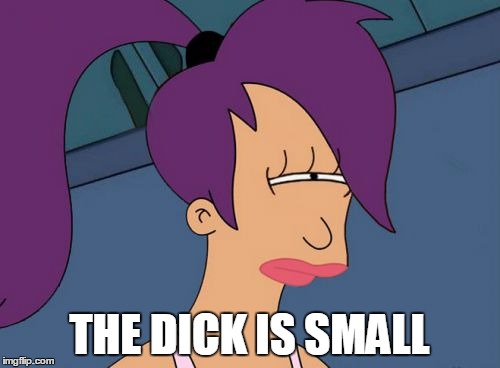 THE DICK IS SMALL | made w/ Imgflip meme maker