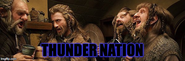 THUNDER NATION | image tagged in game | made w/ Imgflip meme maker