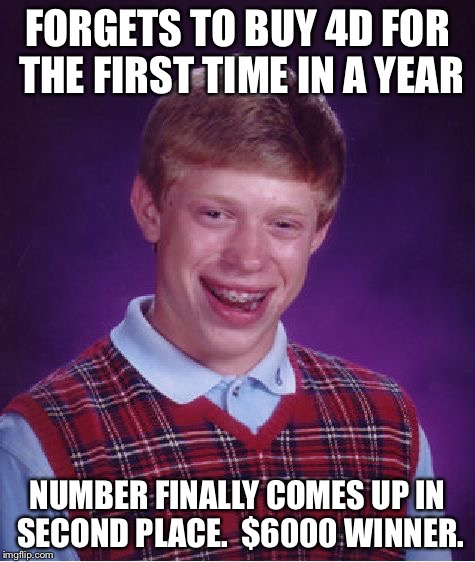 Bad Luck Brian Meme Imgflip