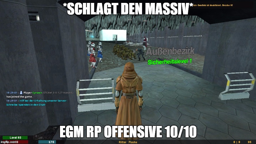 *SCHLAGT DEN MASSIV*; EGM RP OFFENSIVE 10/10 | made w/ Imgflip meme maker