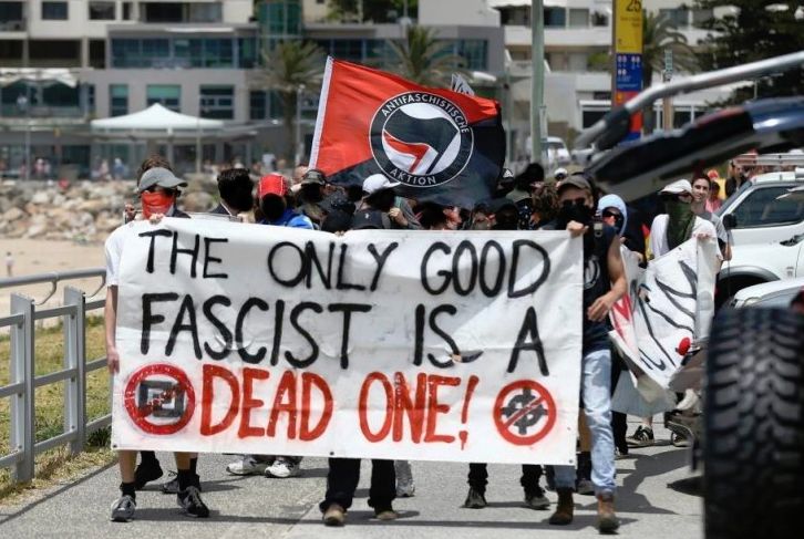 High Quality Antifa - Dead Fascists Blank Meme Template