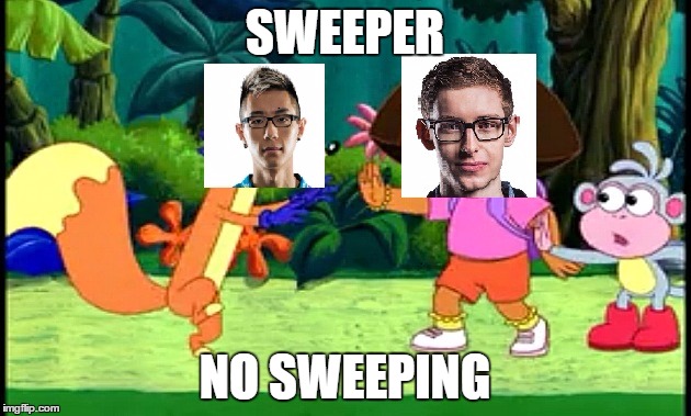 SWEEPER; NO SWEEPING | made w/ Imgflip meme maker